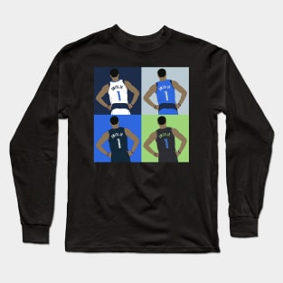 Dennis Smith Jr. Grid Long Sleeve T-Shirt